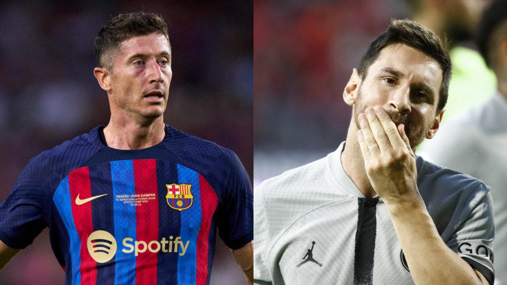 Robert Lewandowski i Lionel Messi