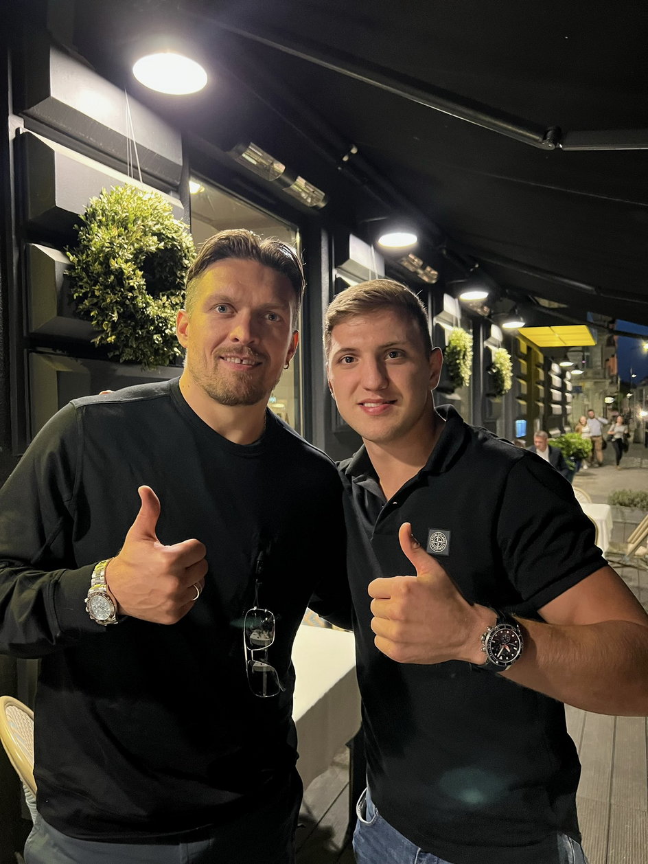 Ołeksandr Usyk i Fiodor Czerkaszyn