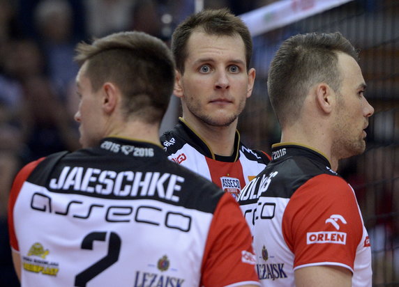 SIATKÓWKA LIGA POLSKA ASSECO RESOVIA ZAKSA KĘDZIERZYN  ( Thomas Jaeschke Bartosz Kurek Russell Holmes )