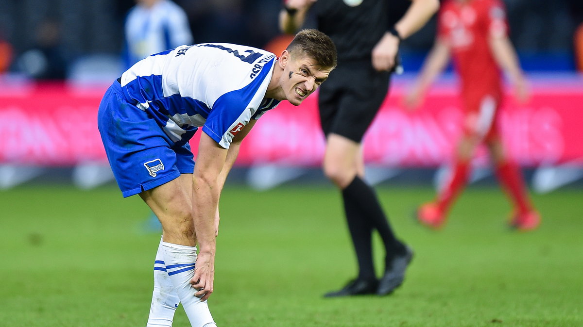 Krzysztof Piątek w meczu z FSV Mainz