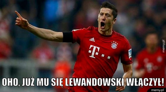 Bayern Monachium pokonał VfL Wolfsburg, Robert Lewandowski bohaterem memów