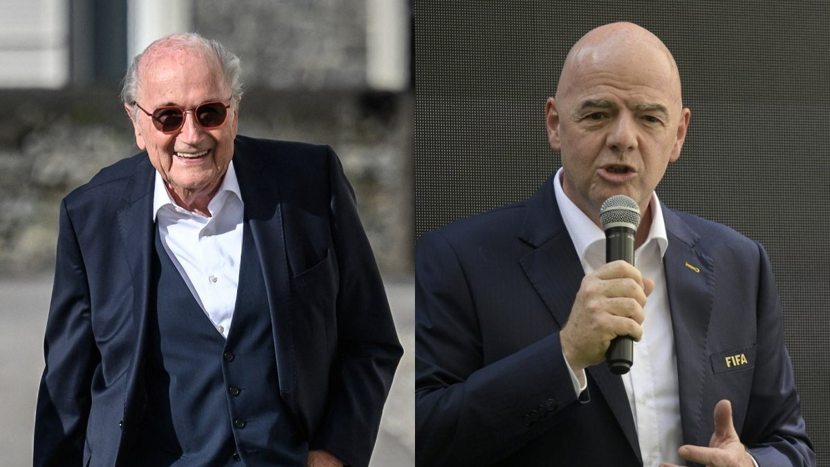 Sepp Blatter i Gianni Infantino