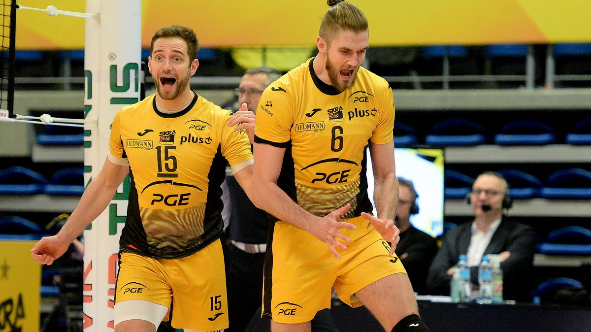 Siatkowka. PlusLiga. PGE Skra Belchatow - Slepsk Suwalki. 01.02.2021