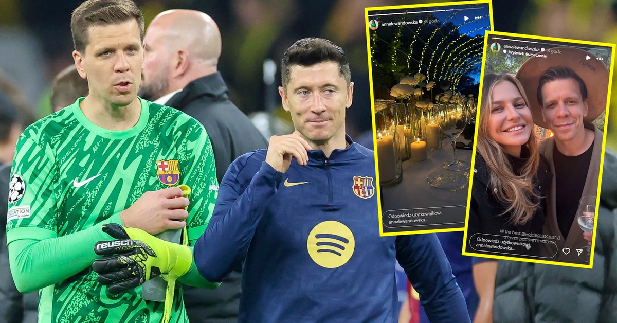 Lewandowscy na urodzinach Wojciecha Szczęsnego. Anna pokazała zdjęcia z przyjęcia