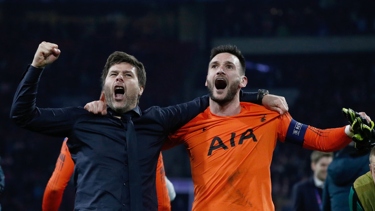 Mauricio Pochettino (z leweJ) wraz z Hugo Llorisem