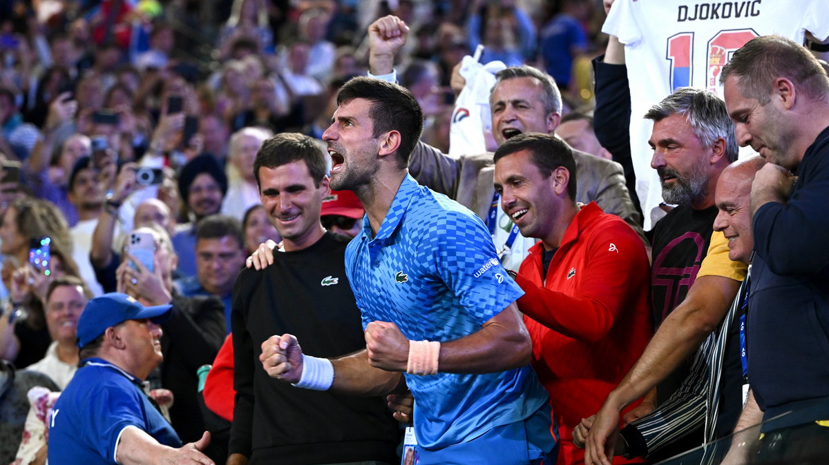 Novak Djoković świętował triumf w Melbourne