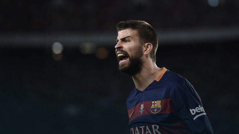 Gerard Pique, fot. AFP