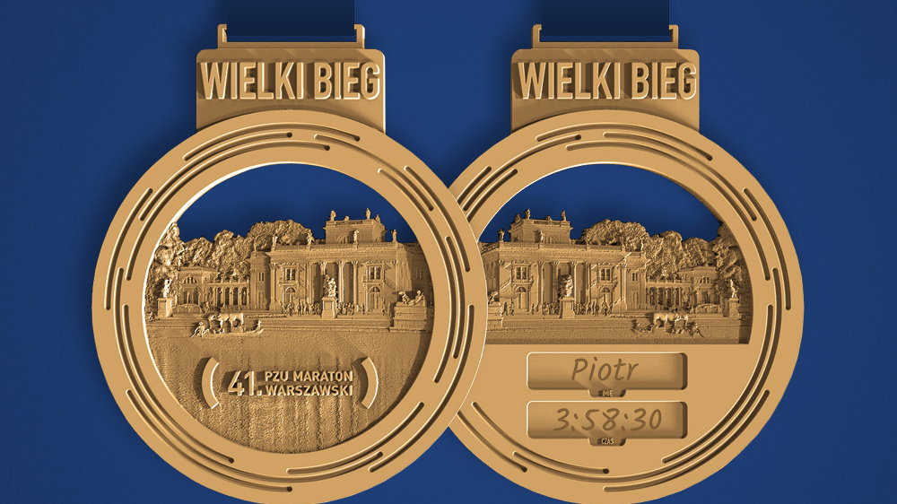 Medal 41 PZU Maratonu Warszawskiego