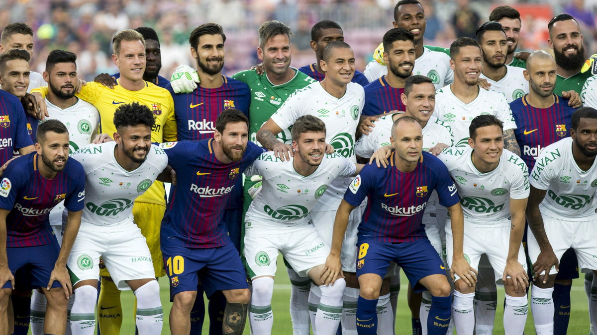 Drużyny Barcelony i Chapecoense