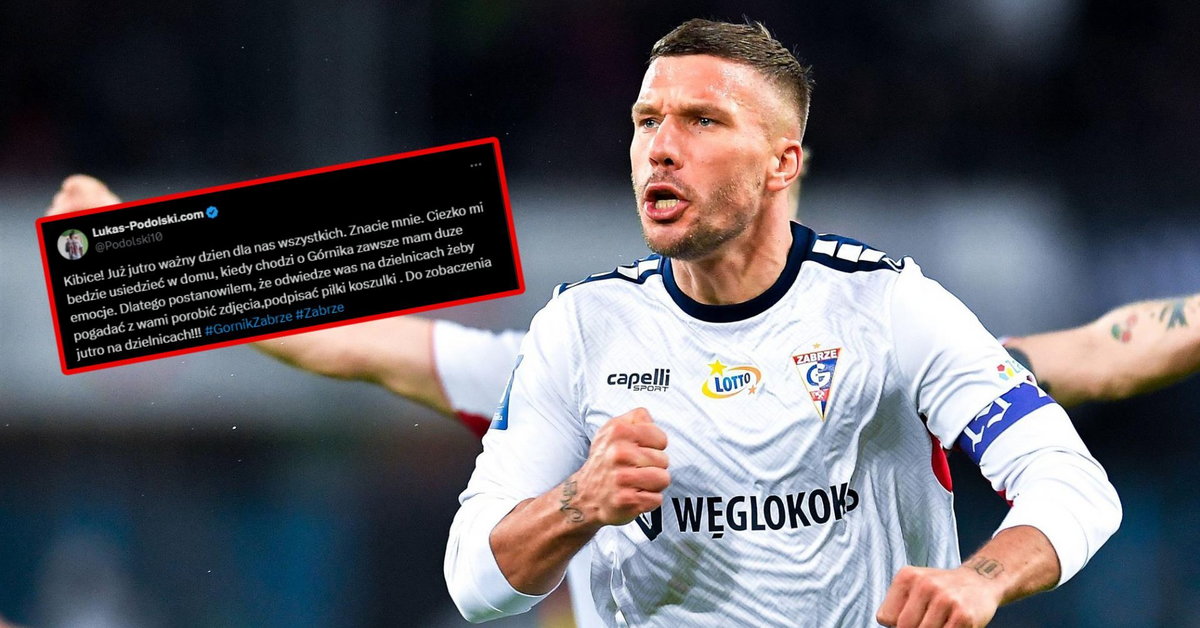 La policía contactó a Lukas Podolski.  Todo esto por las elecciones.