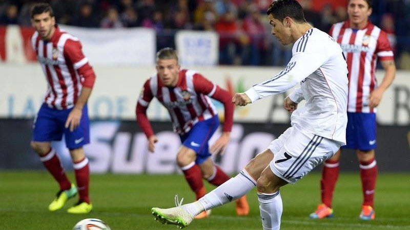 Real Madryt - Atletico Madryt: Cristiano Ronaldo