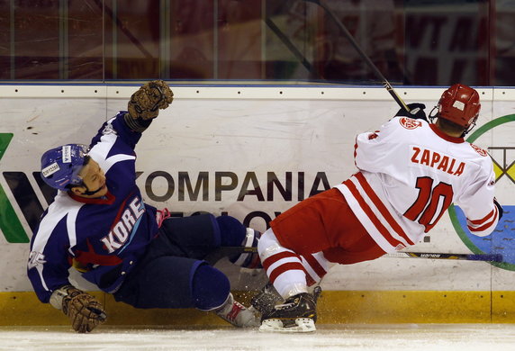 HOKEJ EIHC POLSKA KONTRA KOREA PŁD.