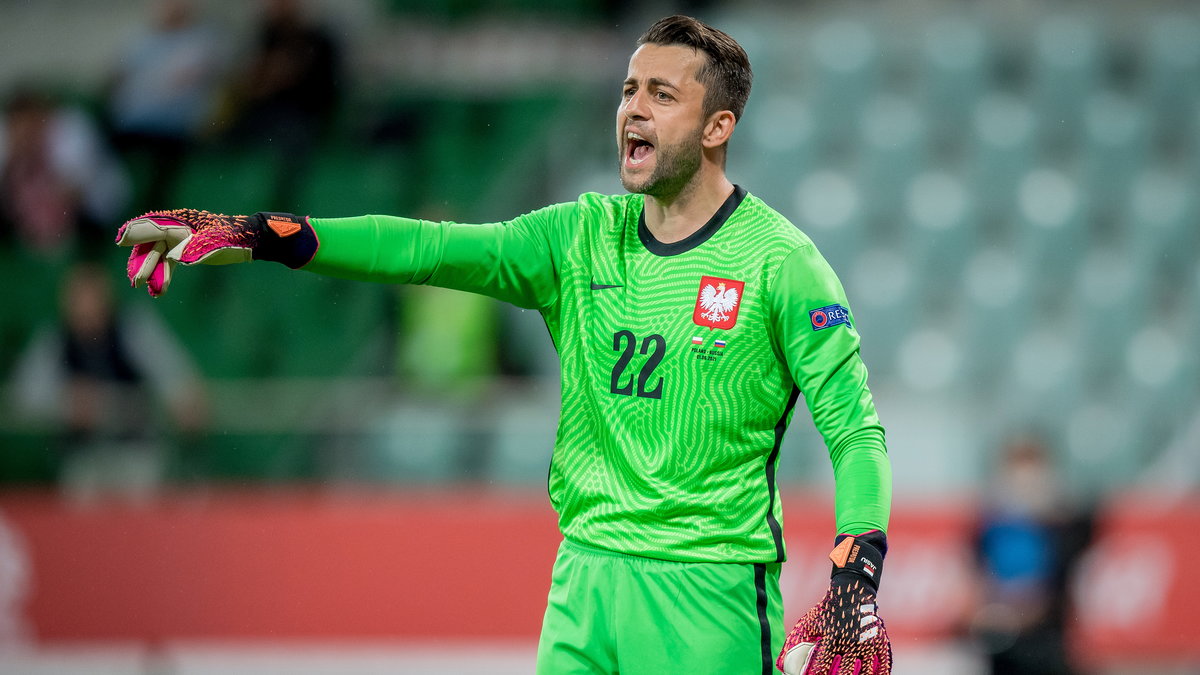 Łukasz Fabiański w meczu reprezentacji Polski