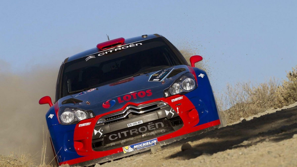 Robert Kubica w Citroenie DS3 RRC