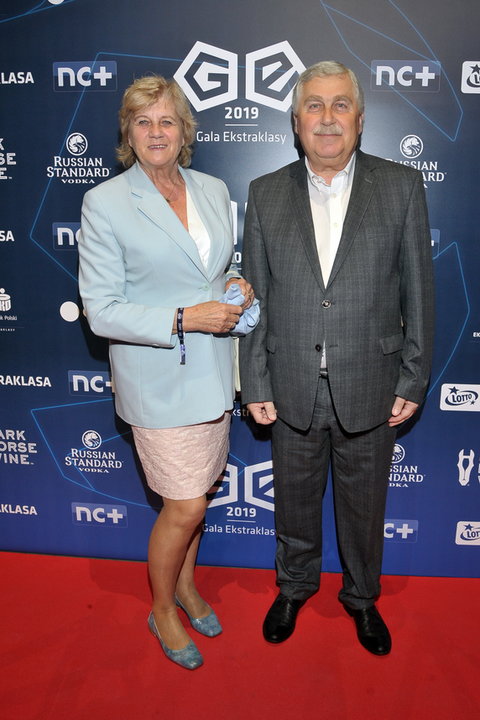 Jerzy Engel z żoną