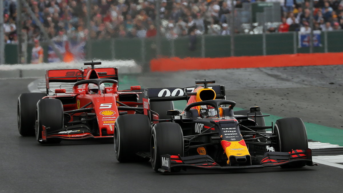 Sebastian Vettel i Max Verstappen