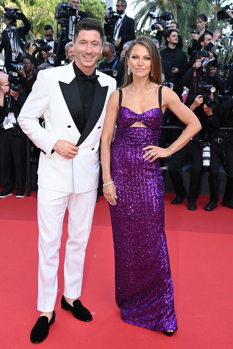 Anna i Robert Lewandowscy na festiwalu w Cannes