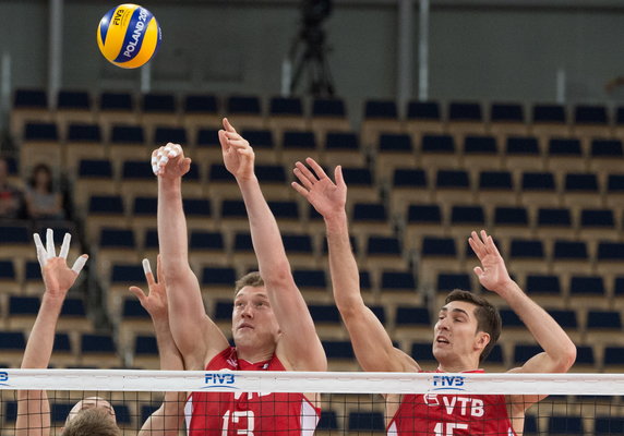 SIATKÓWKA FIVB MISTRZOSTWA ŚWIATA 2014 ROSJA BRAZYLIA ( Dmitriy Muserskiy Dmitriy Ilinykh)