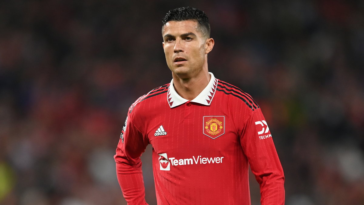 Cristiano Ronaldo podczas meczu z Liverpoolem