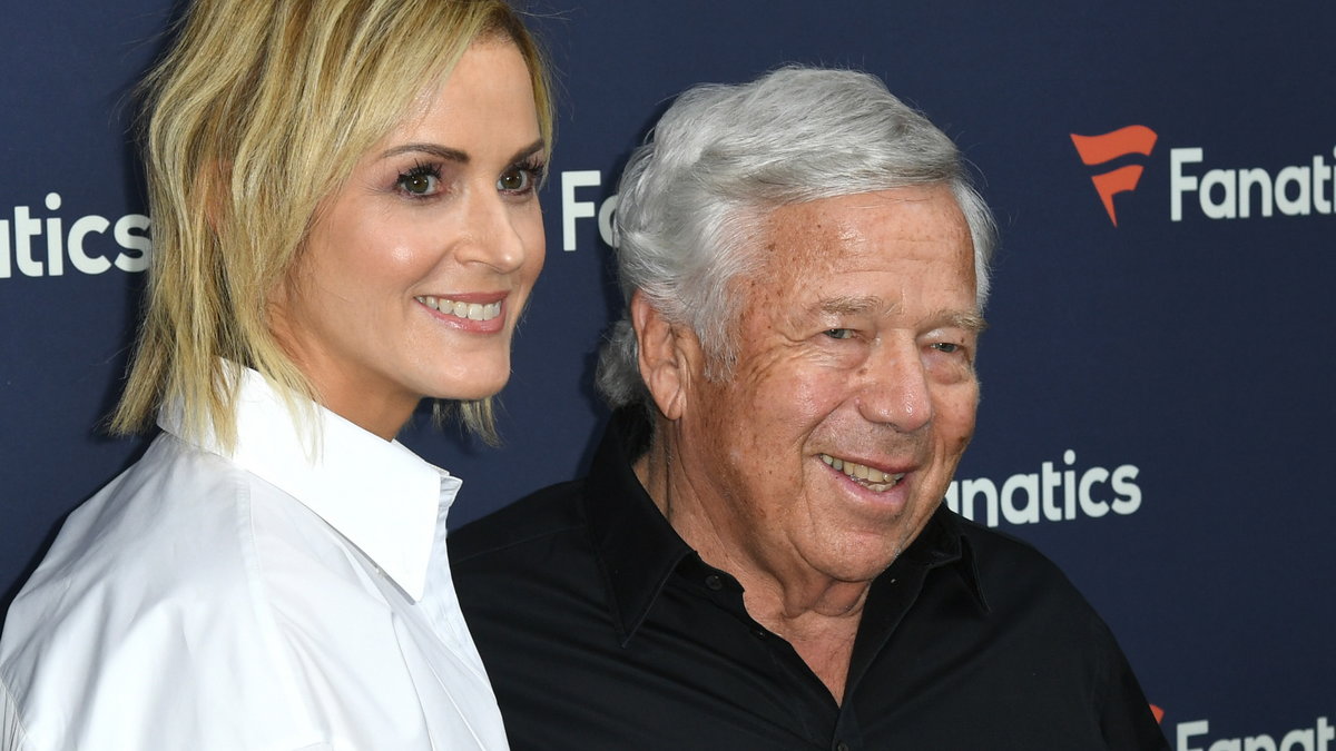 Dana Blumberg i Robert Kraft