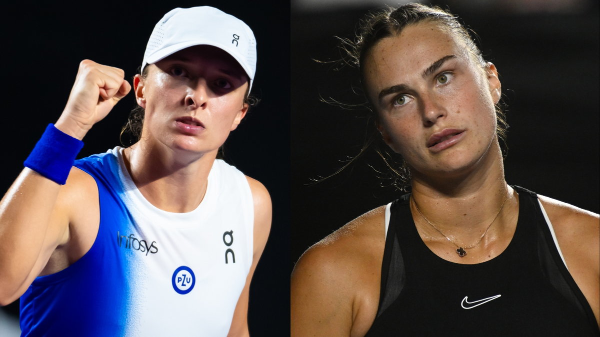 Iga Świątek i Aryna Sabalenka