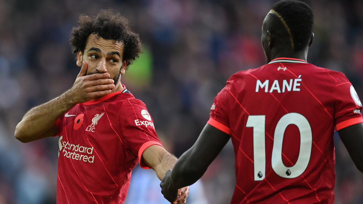 Mo Salah i Sadio Mane w meczu Liverpoolu