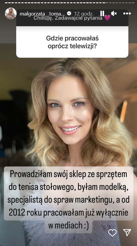 Małgorzata Tomaszewska odpowiada na pytania fanów
