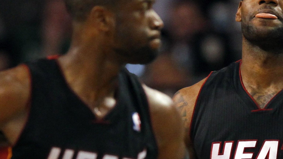 Dwyane Wade i LeBron James (Miami Heat)