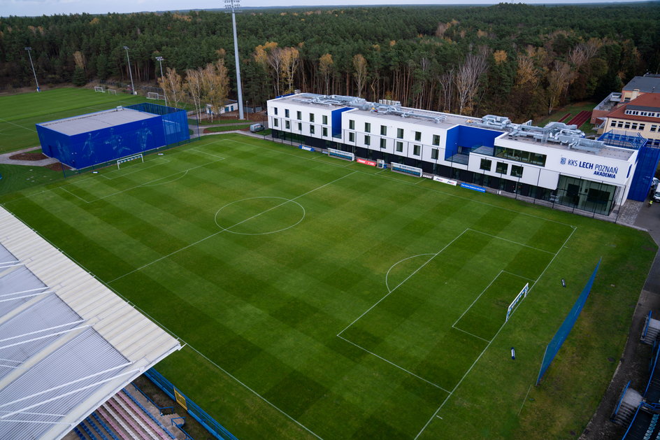 Boisko treningowe Lecha Poznań w akademii