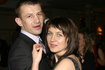 Tomasz Adamek z żoną Dorotą w 2006 r. na gali w Chicago