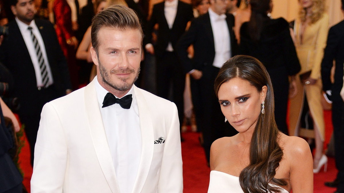 David Beckham z żoną Victorią