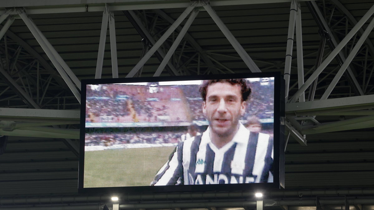 Gianluca Vialli żegnany na stadionie Juventusu