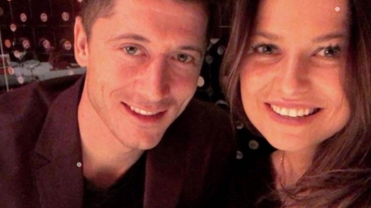 Robert Lewandowski i Anna Lewandowska