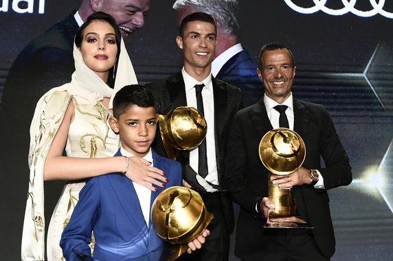 Georgina Rodriguez towarzyszyła Cristiano Ronaldo na gali Globe Soccer Awards