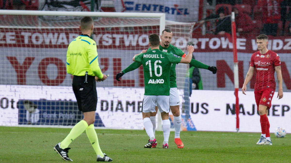 Adam Zrelak otworzył wynik sobotniego spotkania. To szósty gol Słowaka w sezonie.