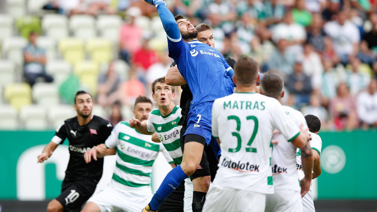 Pilka nozna. Ekstraklasa. Lechia Gdansk - Cracovia. 22.07.2017