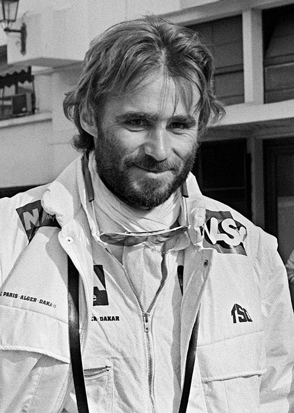 Thierry Sabine, pomysłodawca Rajdu Paryż - Dakar. Francuz zginął w 1986 roku w katastrofie helikoptera podczas wyścigu