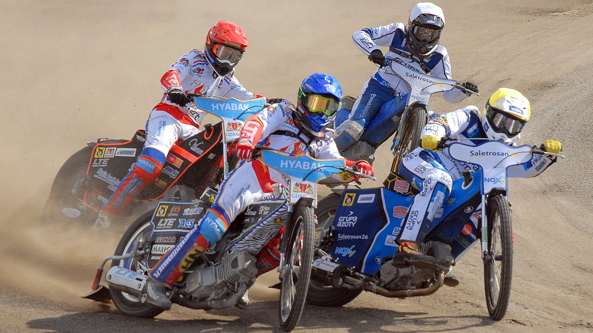 2020.07.11 Gdansk Zuzel eWinner I pierwsza liga zuzlowa speedway zuzel eWinner 1 liga Zdunek Wybrzeze Gdansk - Unia Tarnow N/z Jacob Thorssell Karol Zupinski Dawid Rempala Foto Tomasz Rosochacki / PressFocus