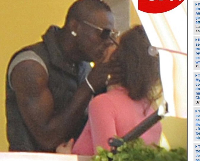 Mario Balotelli i Raffaella Fico