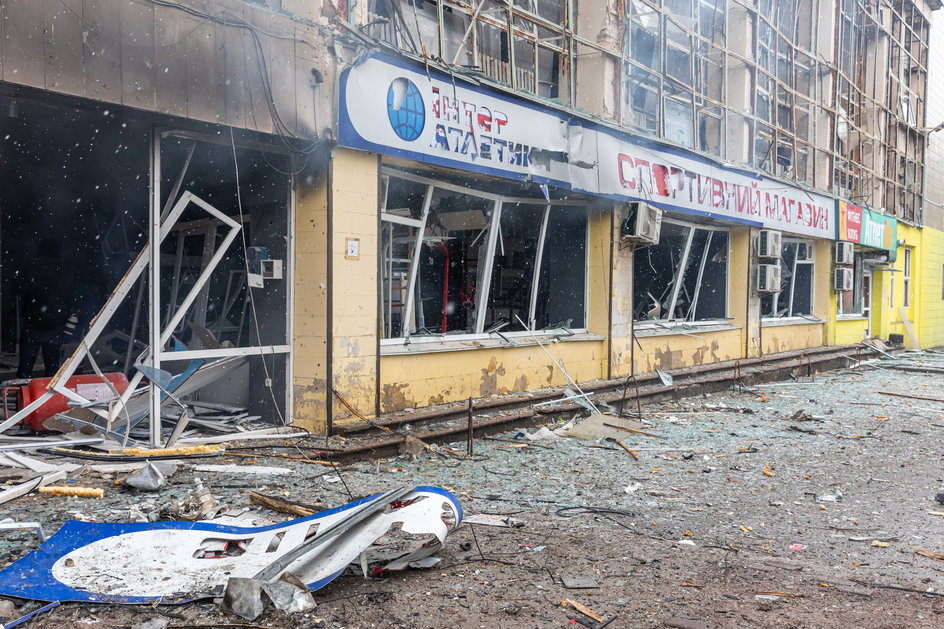 Kijów jest bombardowany przez Rosjan