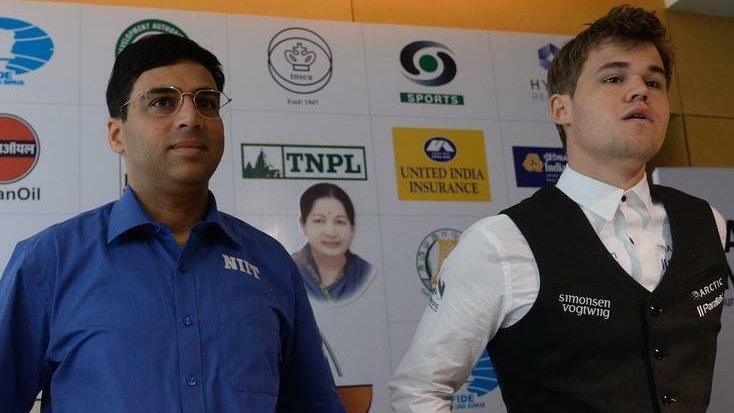 Viswanathan Anand i Magnus Carlsen