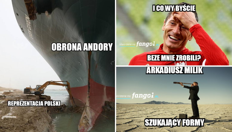 Polska - Andora. Memy po meczu el. MŚ 2022