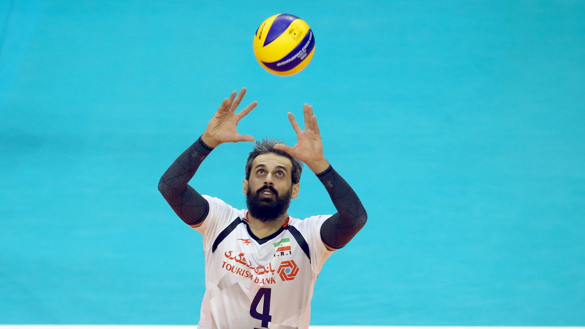 Saeid Marouf jest liderem reprezentacji Iranu. Słynie z niekonwencjonalnych zagrań.