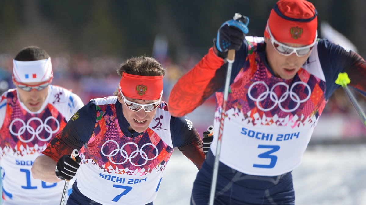 Aleksander Legkow (3) i Maksim Wylegżanin (7)