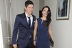 Anna i Robert Lewandowscy w 2013 roku