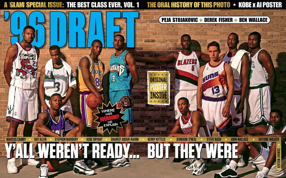 Okładka magazynu SLAM dotycząca draftu NBA 1996