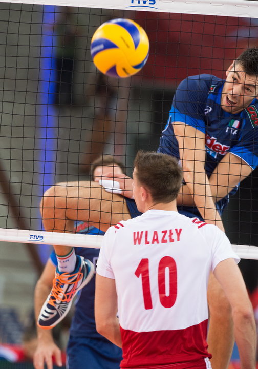 SIATKÓWKA FIVB MISTRZOSTWA ŚWIATA 2014 POLSKA WŁOCHY (Mariusz Wlazły Simone Buti)