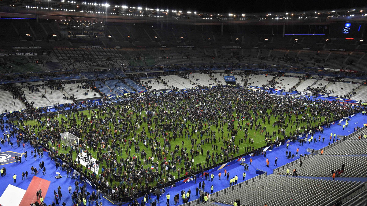 Stadion w Paryżu po ataku terrorystycznym, fot. AFP/FRANCK FIFE