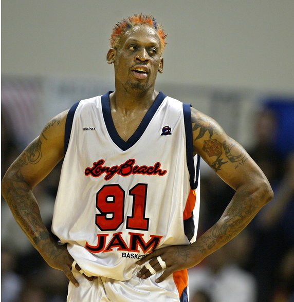 Dennis Rodman w 2004 roku