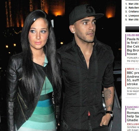 Tulisa Contostavlos i Danny Simpson